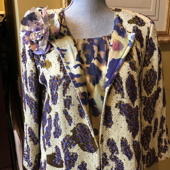 St John Silk Dress and Knit Jacket sz 4/8 - Picture 2 of 8